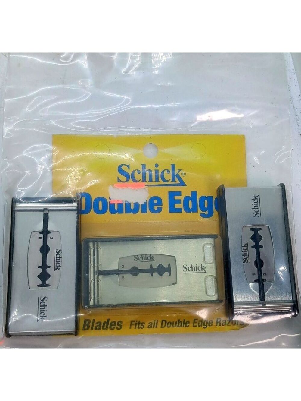 Schick Double Edge Razor Blades – 3 Packs, New and Sealed